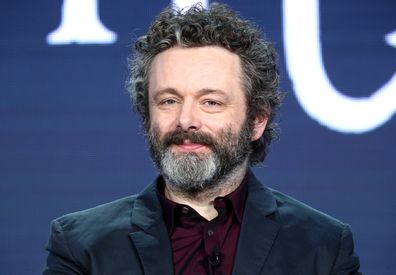 Michael Sheen at the Good Omens premiere in 2019