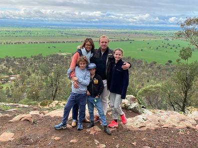 Antonia Kidman and her family