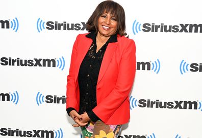 Actress Pam Grier visits SiriusXM Studios on October 26, 2022 in New York City