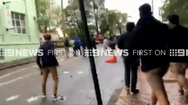 A-League fans brawl in Sydney park