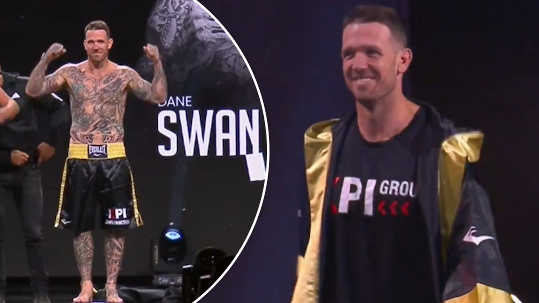 EXCLUSIVE: Dane Swan's warning to Collingwood defector after dropping 4.5kg partying in Las Vegas