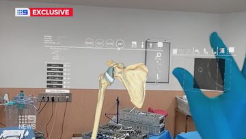 New hologram technology used in Sydney hospital to revolutionise surgeries.