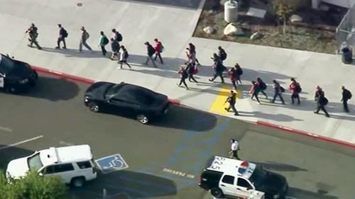 Students and staff were evacuated after the shooting.