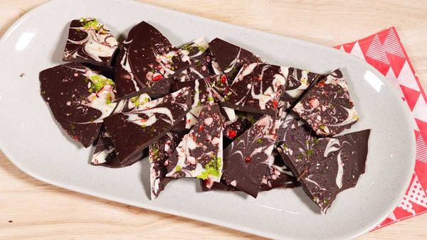 9Kitchen's Christmas candy cane bark