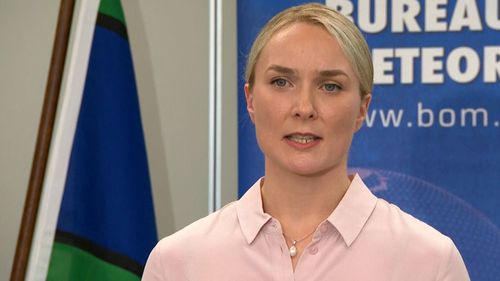 The BoM's Agata Imielska gave an update on the flood crisis today.