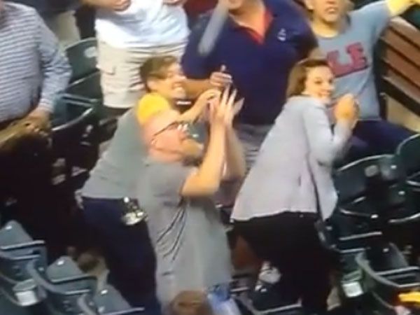 Failed catch gives baseball fan bruised head and ego