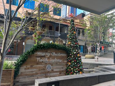 Christmas tree North Sydney