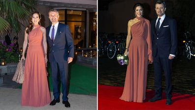 Crown Princess Mary of Denmark in a repeat gown