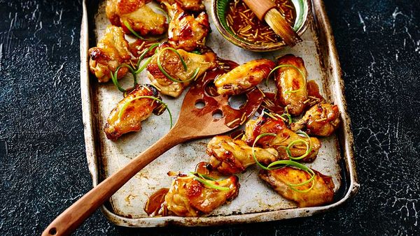 Sticky Asian chicken wings recipe for Continental