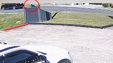 A man has been filmed jumping from an allegedly stolen car to escape police in a dangerous car chase south of Brisbane.Police alleged the man had stolen the vehicle from Kallangur, in the Moreton Bay region north of Brisbane, this morning.