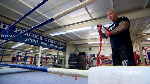 Browne took up boxing aged 30. By 33, he went fulltime. (9NEWS)