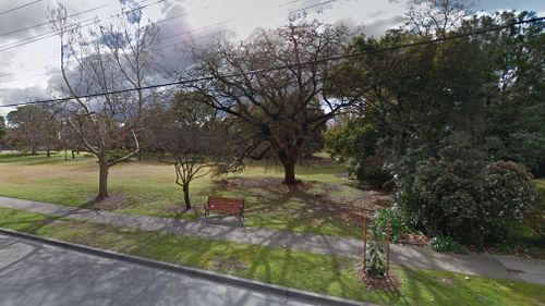 The young girl was dragged into a secluded part of the park after being threatened with a cricket bat. Picture: Google Maps