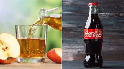 <strong>One cup of apple juice or one cup of Coca-Cola?</strong>