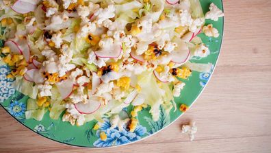 Jane de Graaff even uses sweet and salty popcorn in her salad