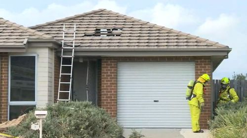 Police have treated the fire as suspicious. (9NEWS)