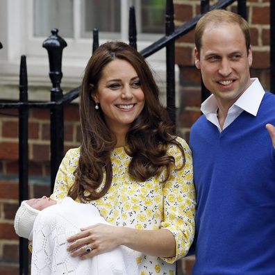 Kate Duchess of Cambridge and Prince William smile as they carry their newborn baby Princess Charlotte from St. Mary's Hospital in London, following the birth. Attention on Princess Kate has reached levels not seen since she married Prince William in a fairy-tale wedding in 2011. An admission from Kate that she altered an official family photo triggered a backlash. 