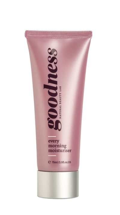 <p><a href="http://www.goodnessproducts.com/shop/products/every+morning+moisturiser/x_sku/01377.html" target="_blank">#3 Everyone Morning Moisturiser, $16.95, Goodness</a></p>