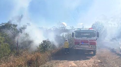 Firefighters have managed to get the upper hand on fires at Nowra on the NSW south coast.