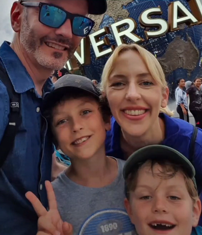 family trip to universal studios in the US