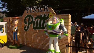 18-hole Pixar Putt has taken over Melbourne’s Federation Square.