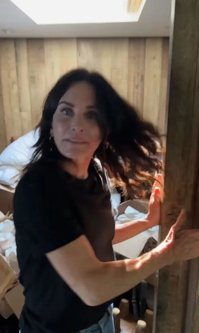 Courteney Cox secret closet