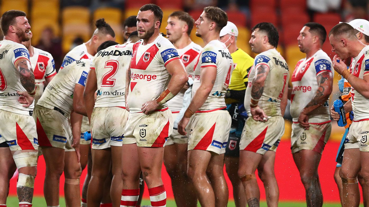 Dragons' season on life support as Penrith run riot at Suncorp 