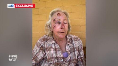 A 70-year-old woman has fought off two 'would be thieves' after they ambushed her for cigarettes as she sat alone on the verandah of her Perth home.