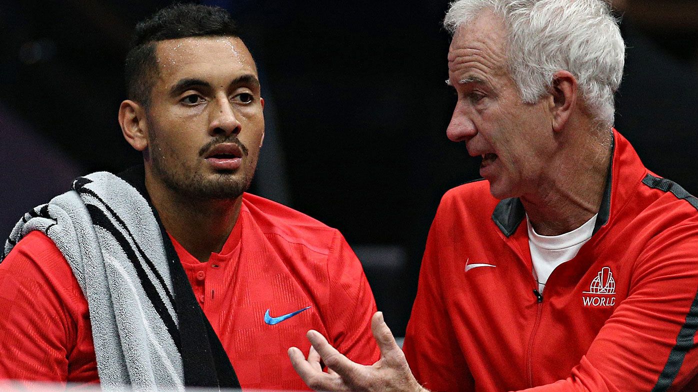 McEnroe defends 'electric' Kyrgios but lack of effort 'gnaws at players'