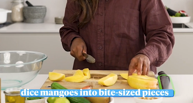 Minoli De Silva's mango salad