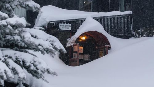 Snow has transformed Falls Creek in Victoria into a winter wonderland.