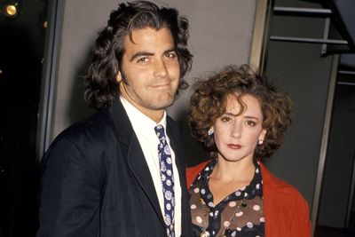 George was married briefly in 1989 to Talia Balsam, who plays Mona Sterling in <i>Mad Men</i>.<br/><br/>"I probably, definitely, wasn't someone who should have been married at that point," he told <i>Vanity Fair</i>. "I just don't feel like I gave Talia a fair shot."<br/><br/>Talia is now married to John Slattery, her on-screen husband in <i>Mad Men</i>. <br/><br/>(Image: Getty)