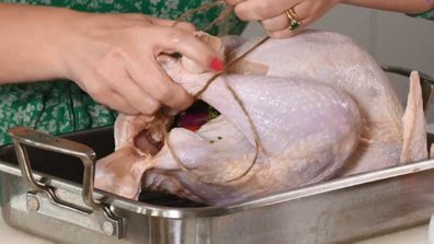 9Honey's Christmas turkey glazing hack