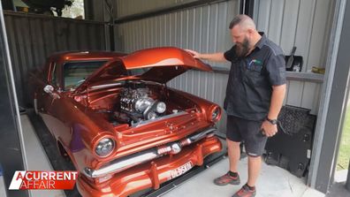 Mick Lear saved for years to have his hot rod restored.