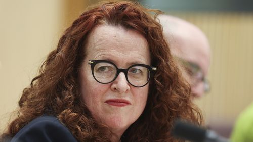 Professor Genevieve Bell, Vice-Chancellor and President, Australian National University, during a hearing with the Parliamentary Joint Committee on Human Rights, at Parliament House in Canberra on Wednesday 22 January 2025. fedpol Photo: Alex Ellinghausen