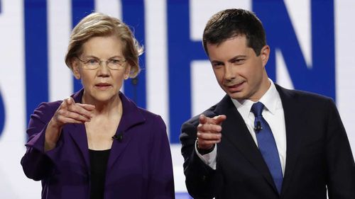 Elizabeth Warren and Pete Buttigieg are major contenders for the Democratic nomination.