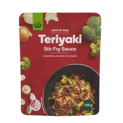 Woolworths Teriyaki Stir Fry Sauce 150g - 101 calories