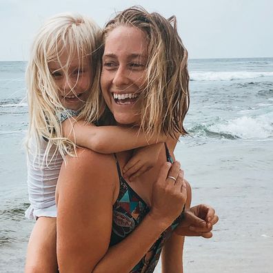 Jenna-Lea Clark with her daughter Summer, who was born before Jenna's cancer diagnosis.