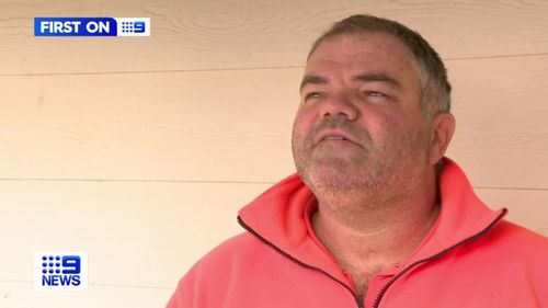 The 45-year-old B-double truck driver from Tabilk was not injured and is assisting police.Clint Seddon told 9News the incident "hit him hard".