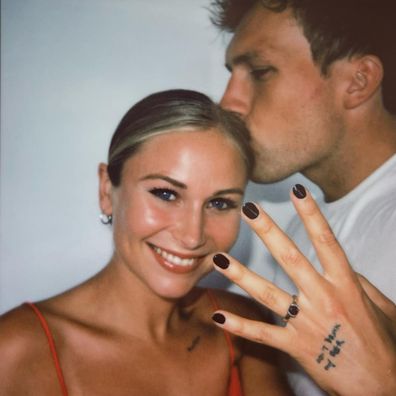 Grace Tame announces her engagement to boyfriend Max Heerey