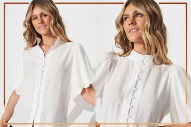 9PR: St Frock Prudence Shirt In White