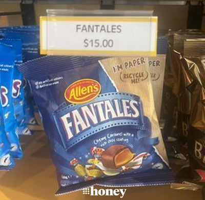 $15 for a tiny bag of Fantales