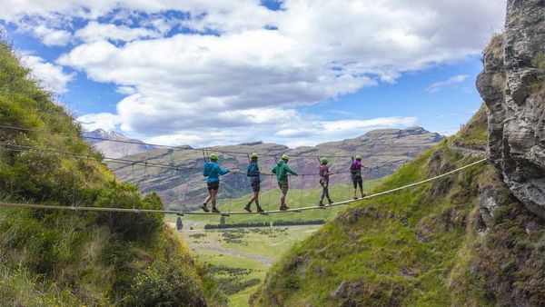 Rock climbing in Wanaka