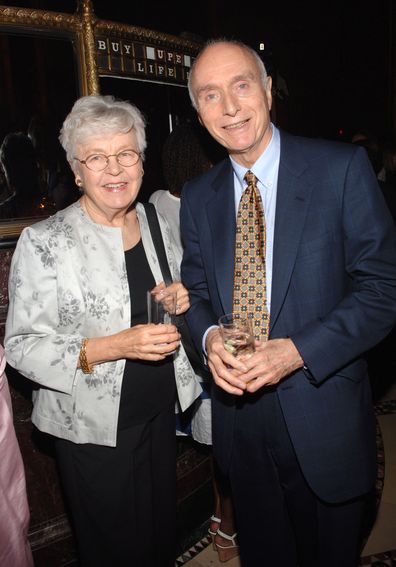 Lloyd Morrisett attends a Sesame Workshop annual benefit dinner with a guest in 2007.