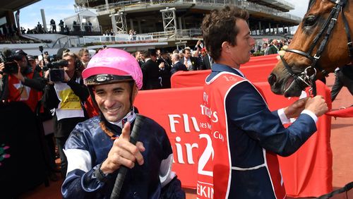 Jockey Corey Brown told reporters after the race he "couldn't believe it."