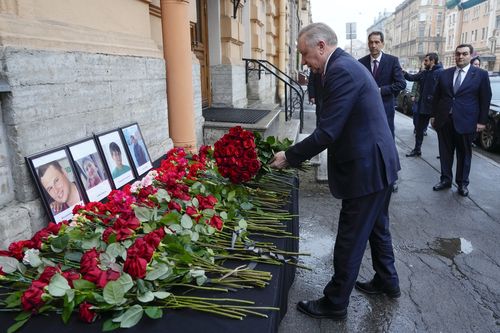 In memory of victims of the Azerbaijan Airlines' Embraer 190