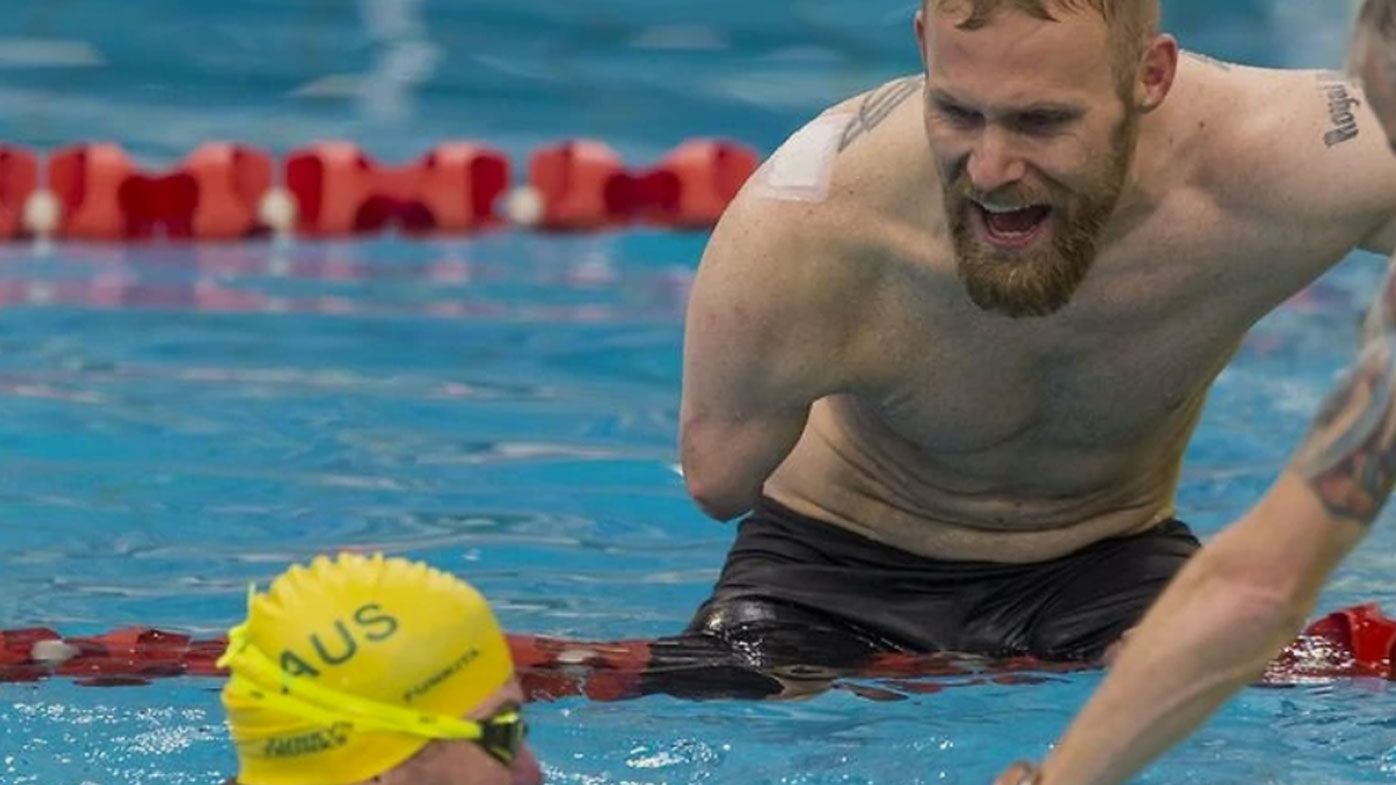Invictus Games athlete learns breaststroke 45 minutes before winning gold medal