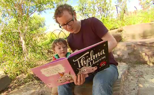 The researchers found that in 60 percent of families, both mums and dads did the reading. (9NEWS)