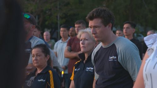 A vigil was held in Darwin for the US Marines killed in a helicopter crash.