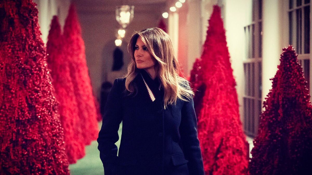 White House Christmas 2022 Yip Yip Melania Trump Defends Controversial White House Christmas Trees