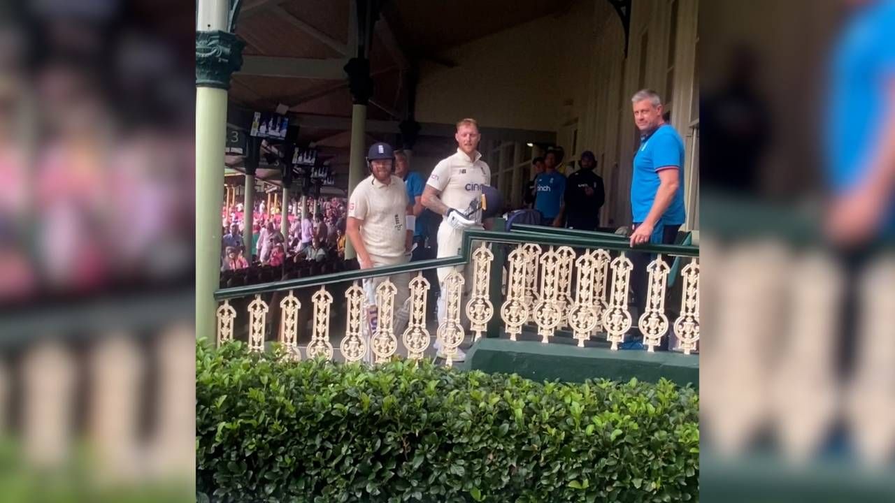 England stars Ben Stokes and Jonny Bairstow harassed by Sydney fans' rude jibes